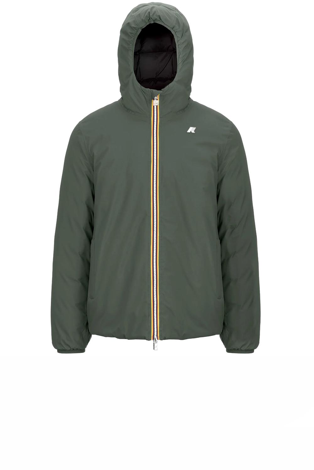  K-way Giacca Jack Reversibile Green Black Uomo - 1