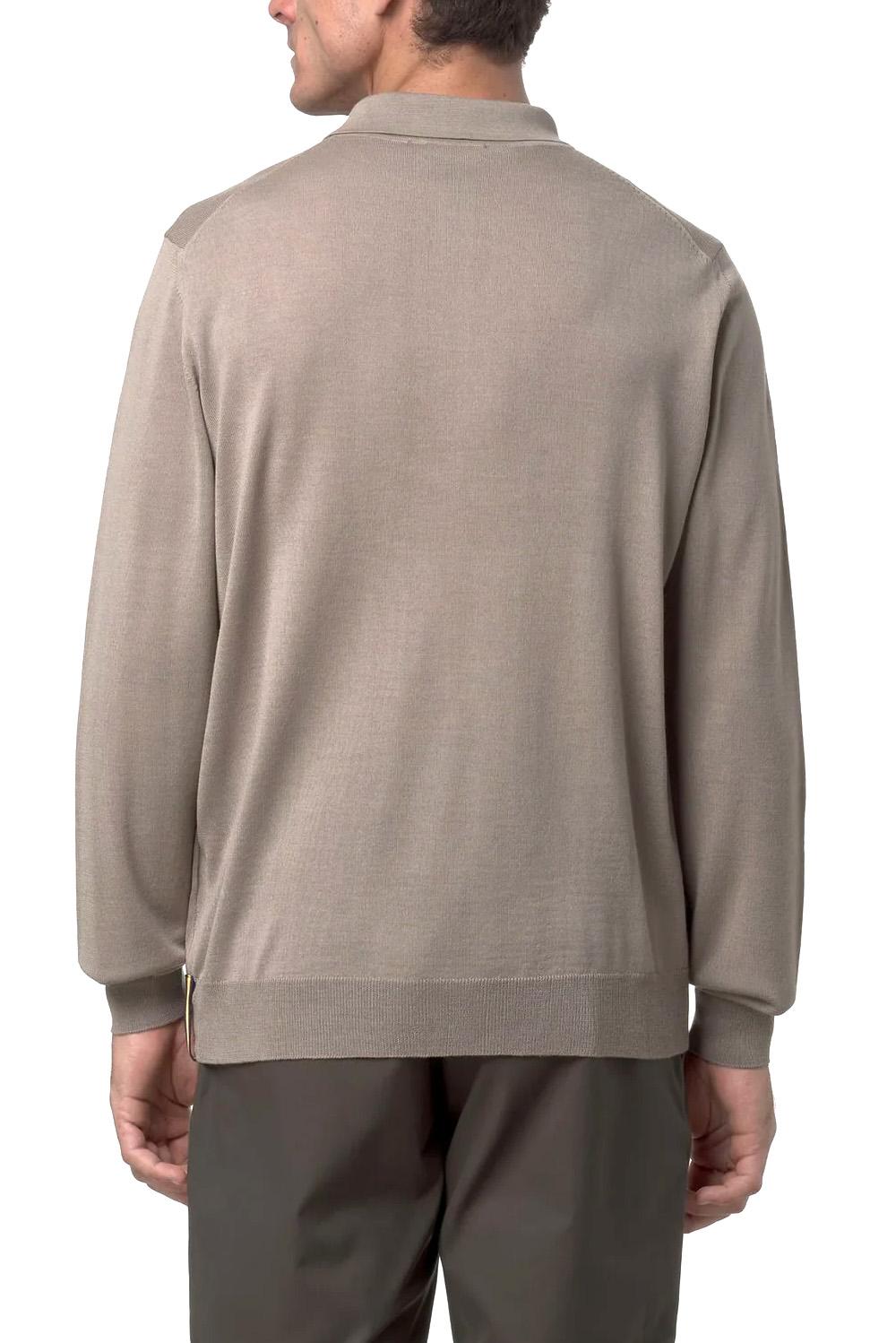  K-way Maglione Rey Melino Beige Taupe Uomo - 3