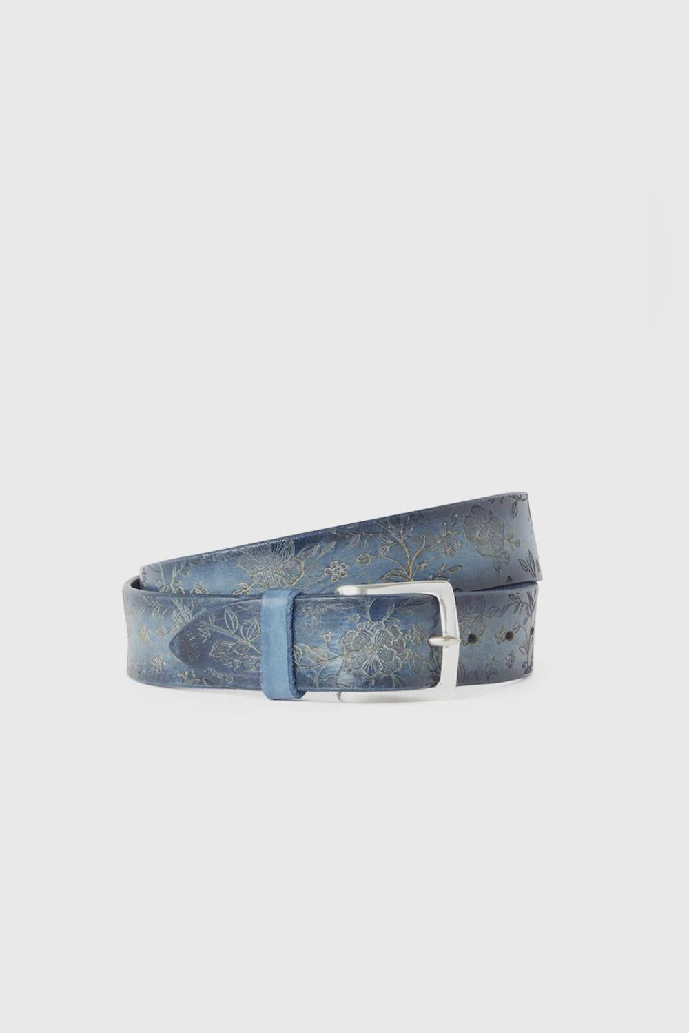  Orciani Cintura Laserata Blue Uomo - 1