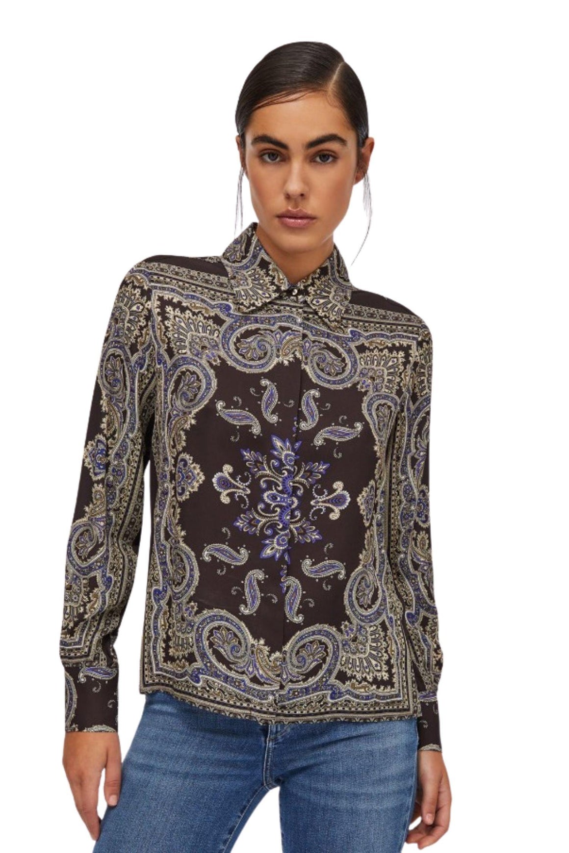  Liu Jo Camicia In Twill Stampato Arabian Woman - 2