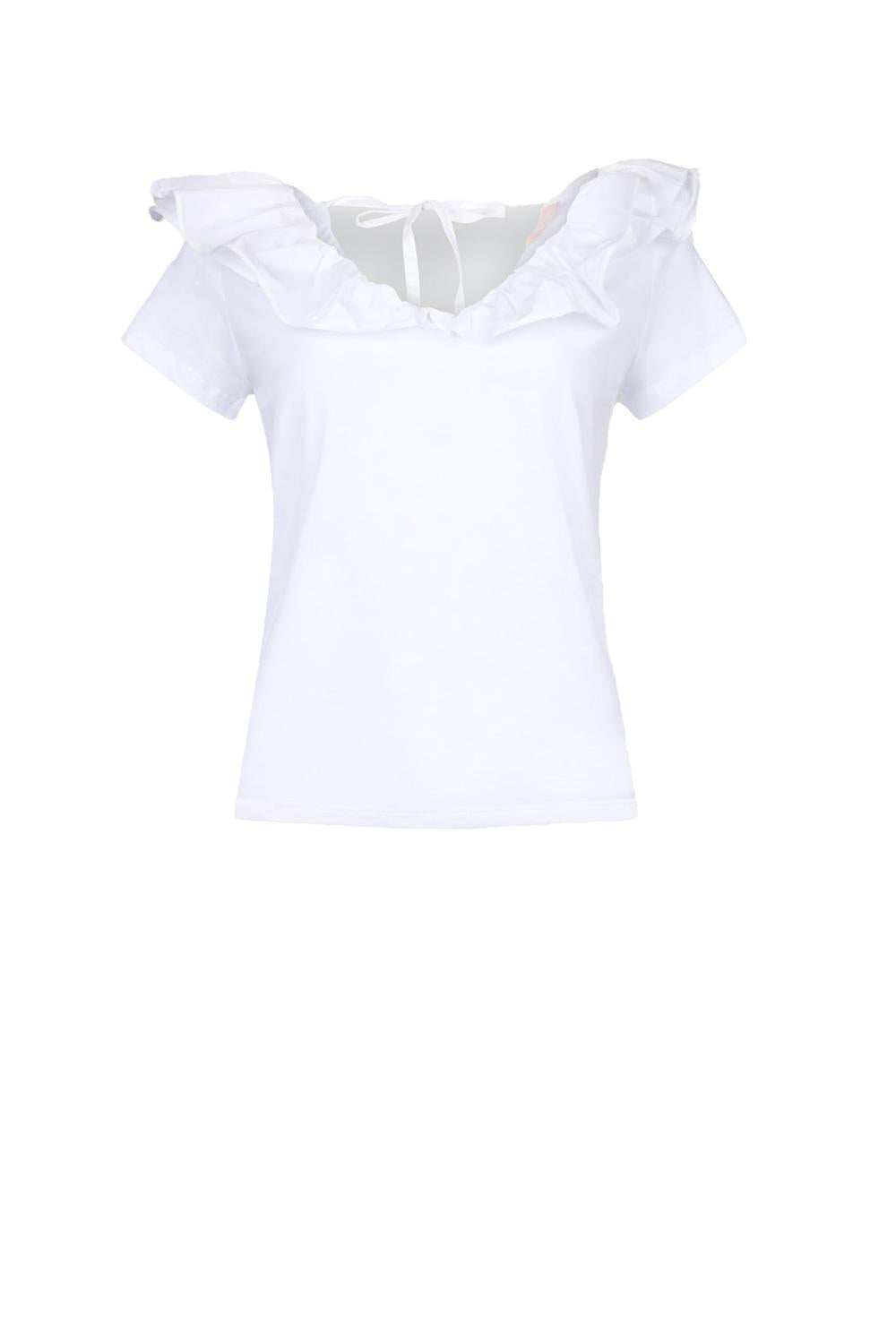  Liu Jo T-shirt Rouches Bianco Woman - 1