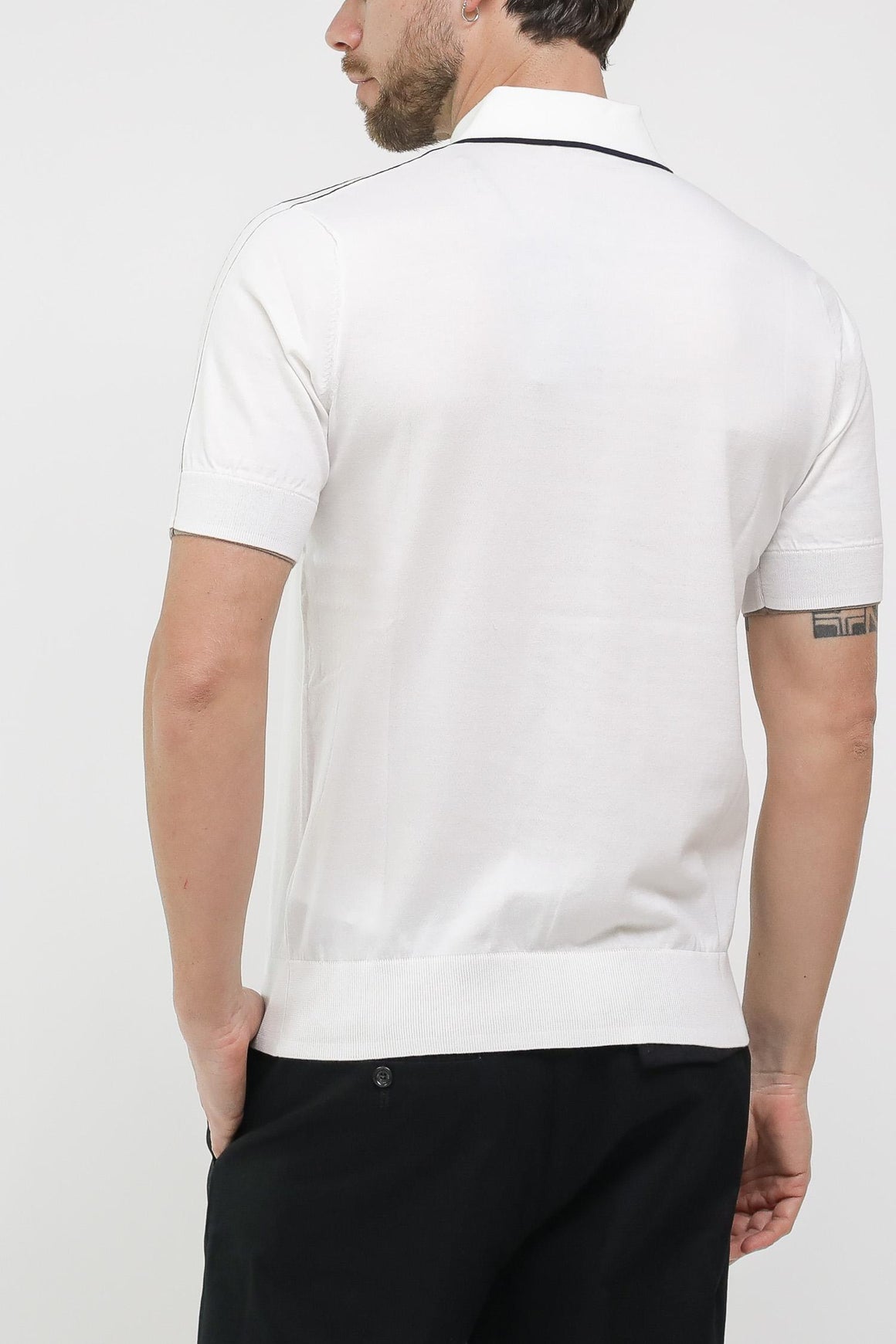  Paolo Pecora Polo Cream Uomo - 4