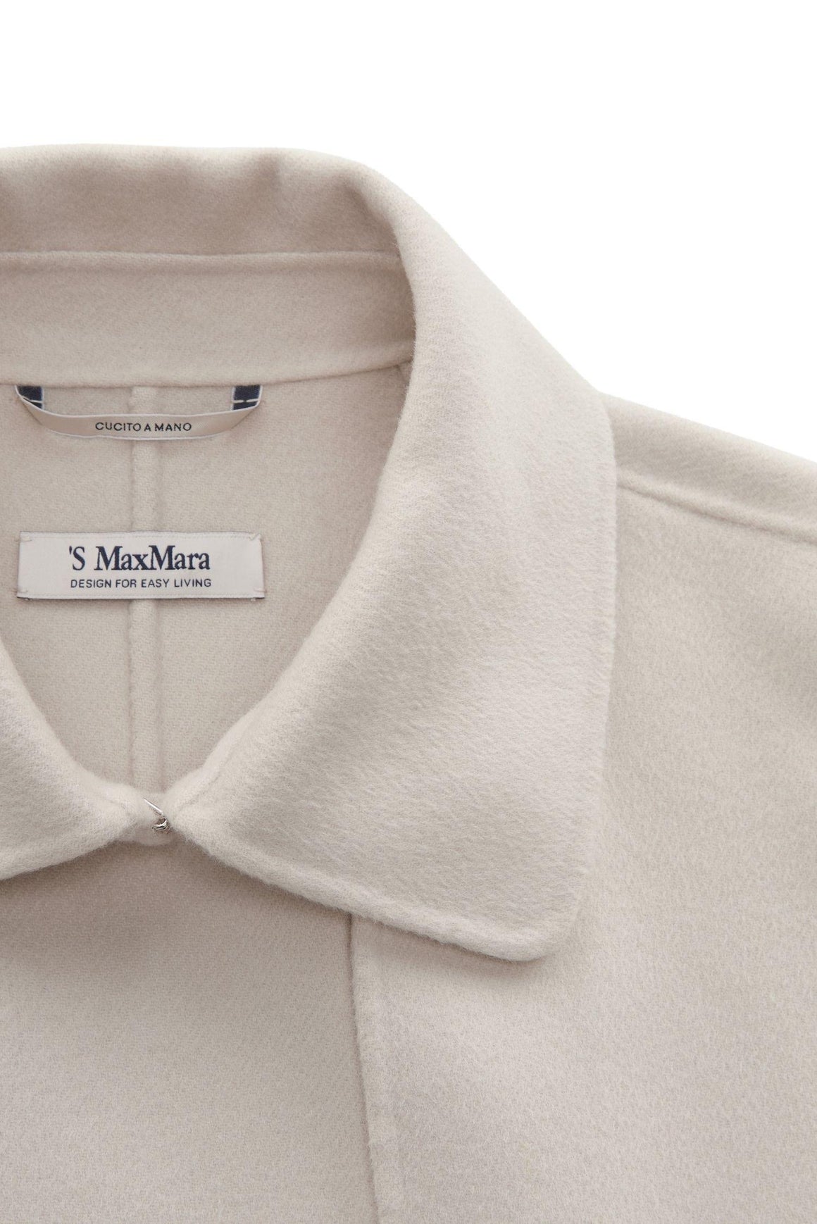  Max Mara Cappotto In Lana Colore Ghiaccio Woman - 2