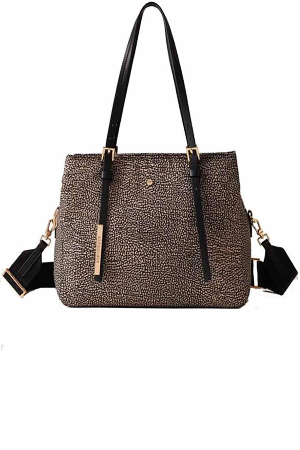  Borbonese Shopper Hobo Large Op Natural Woman - 1