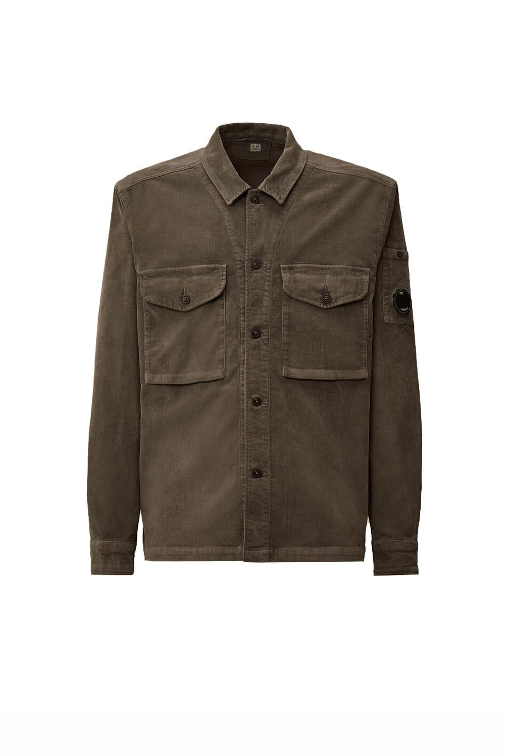  Cp Company Giacca Corduroy Gunmetal Uomo - 1