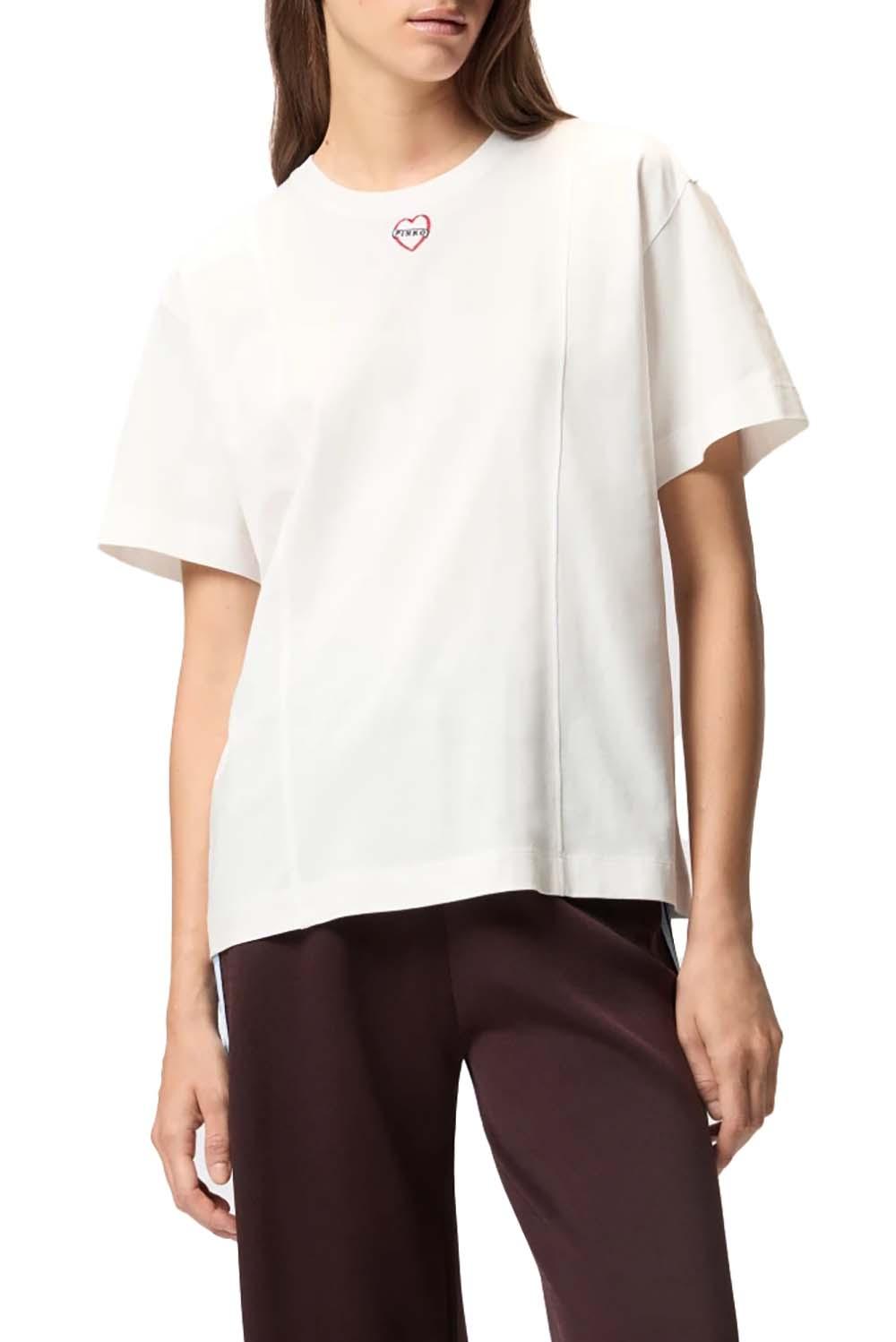  Pinko T-shirt Tortino Bianco Woman - 2