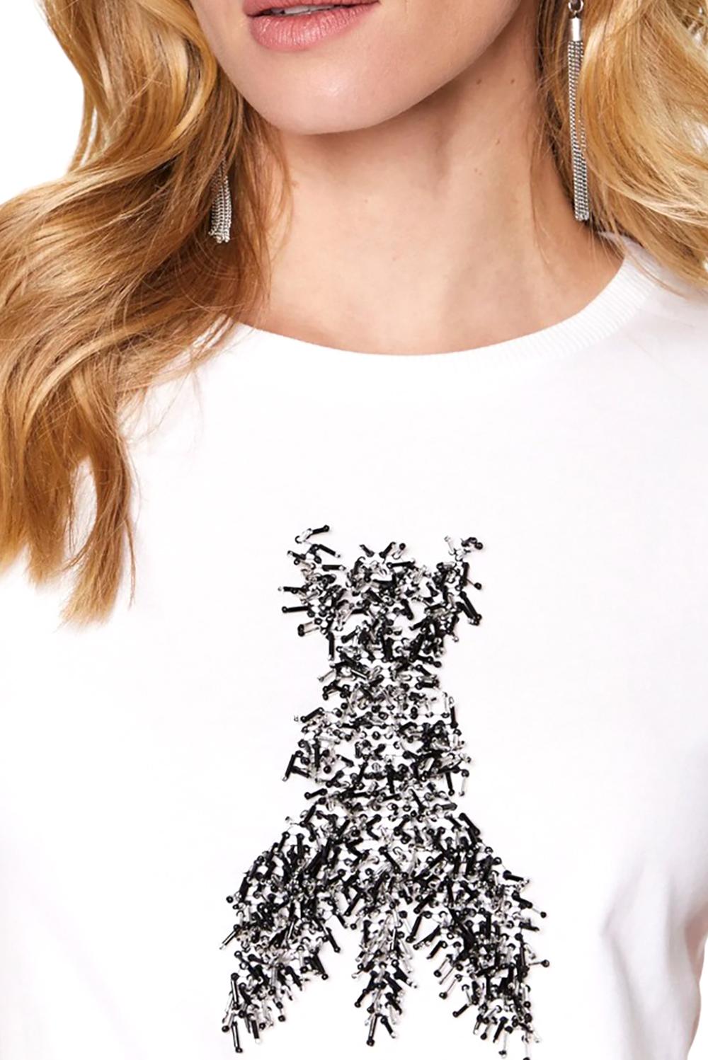  Patrizia Pepe T-shirt Logo Fly Bianco Ottico Woman - 4