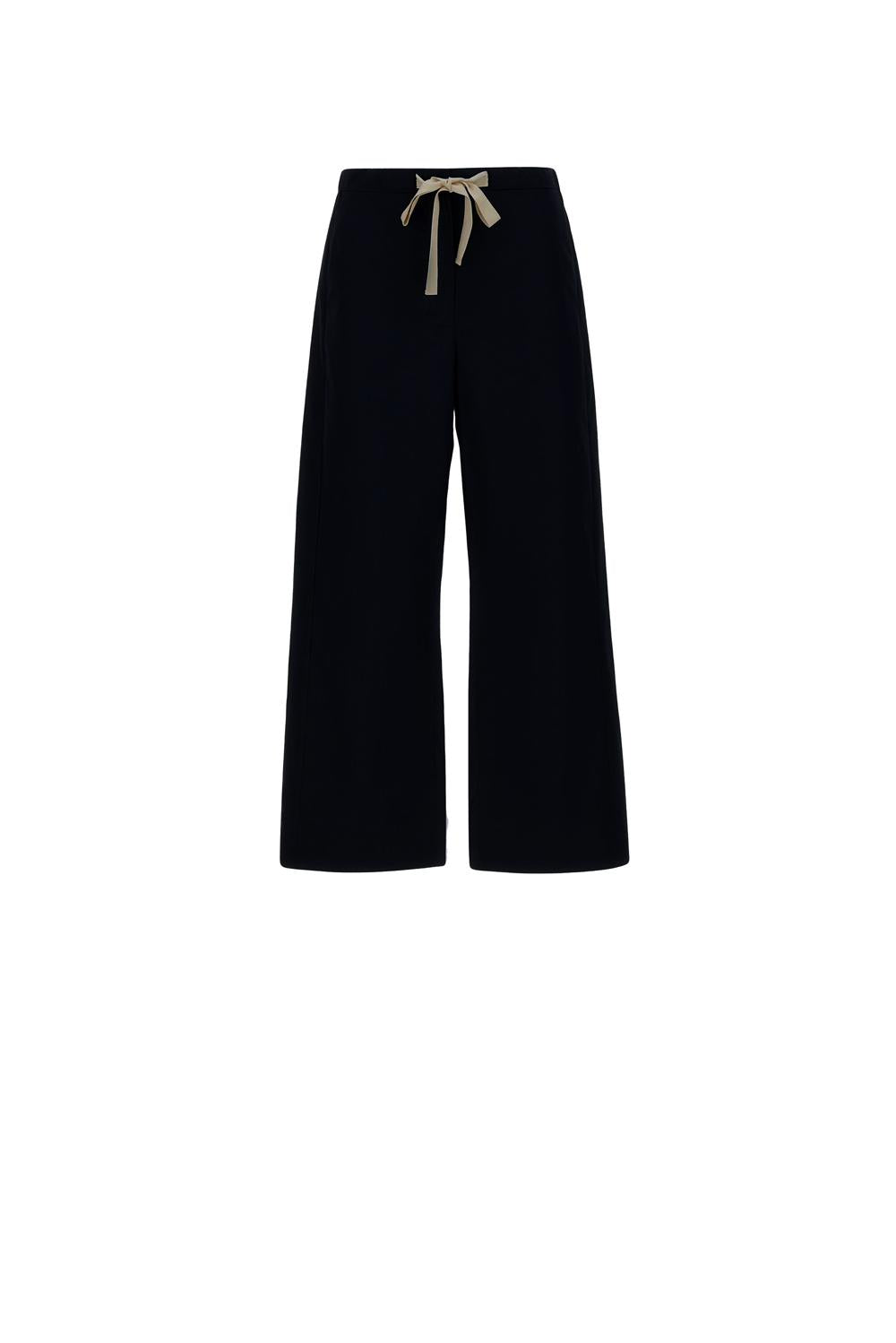  Max Mara Pantalone Smmargento Nero Woman - 1