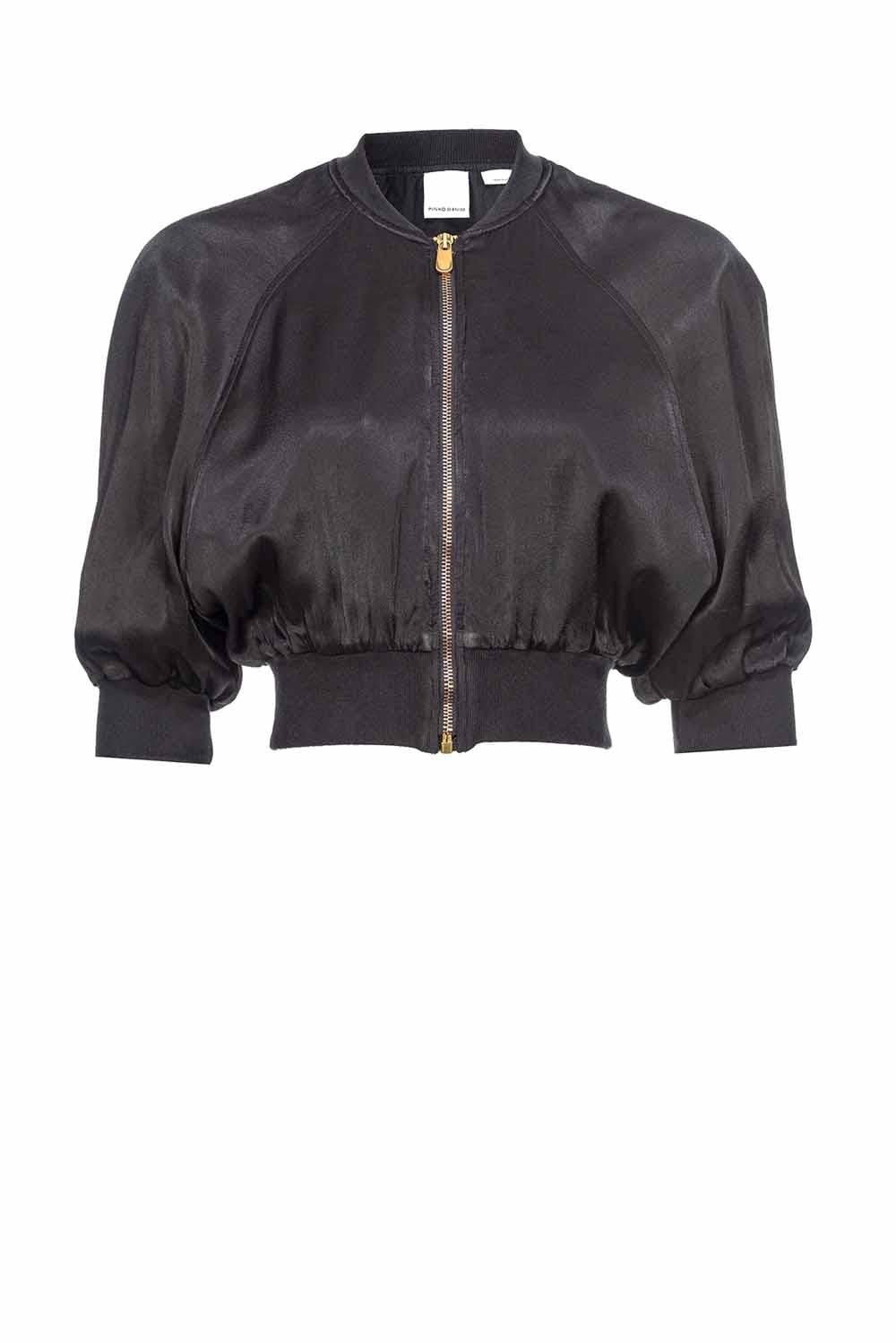  Pinko Giacca Bomber Barbellino Nero Woman - 1