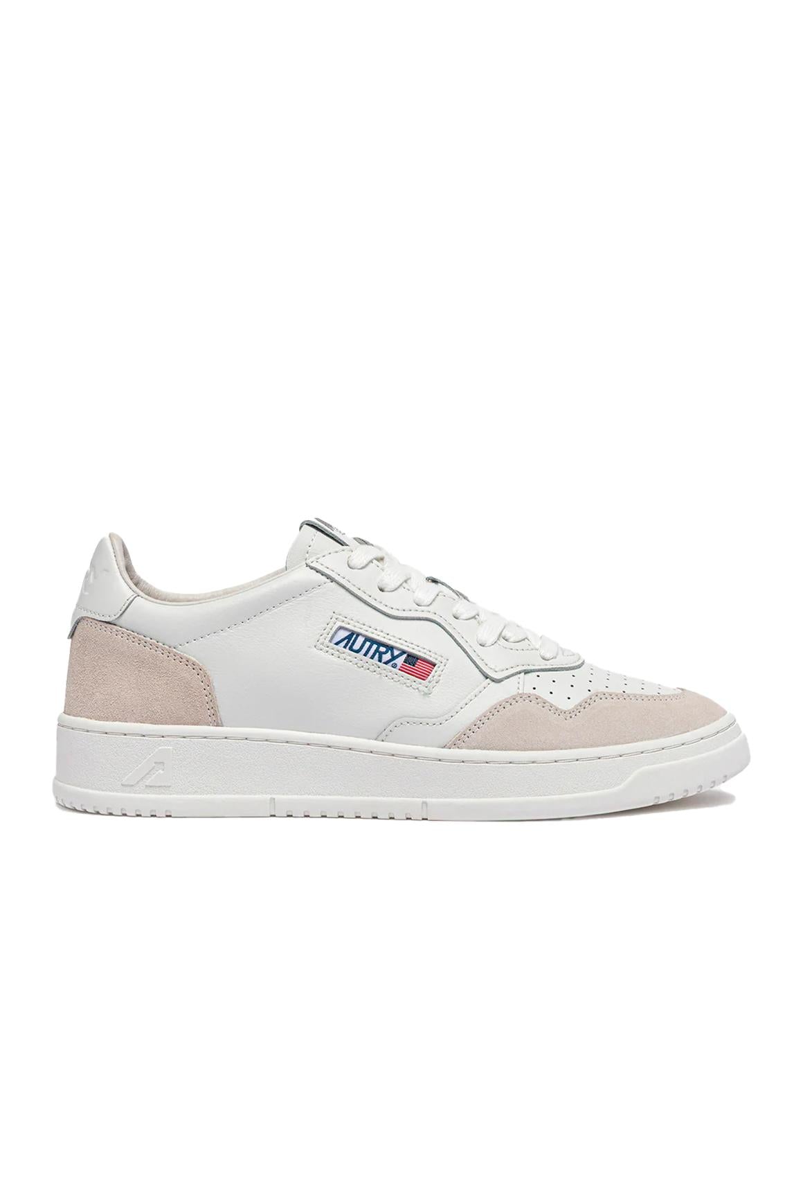  Autry Sneakers Medalist Suede White Uomo - 1