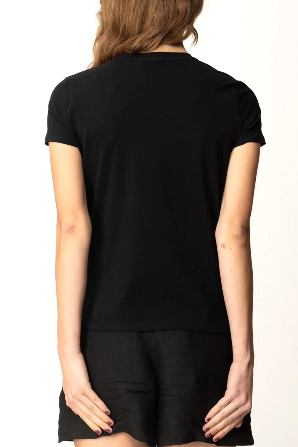  Elisabetta Franchi T-shirt Nero Woman - 3
