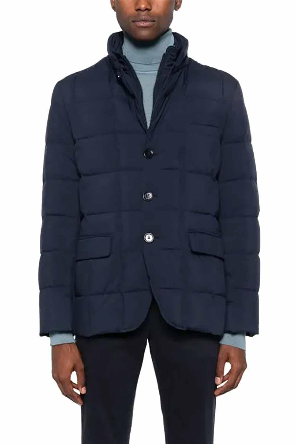 Fay Piumino Double Front Blu Navy Uomo - 5