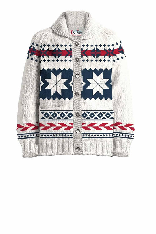 Saint Barth Cardigan Nordic Aztec