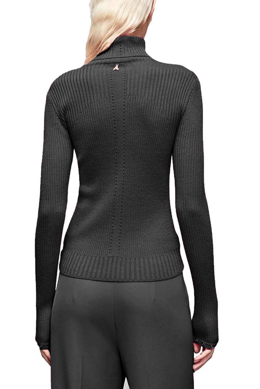  Patrizia Pepe Maglia A Collo Alto Nero Woman - 5
