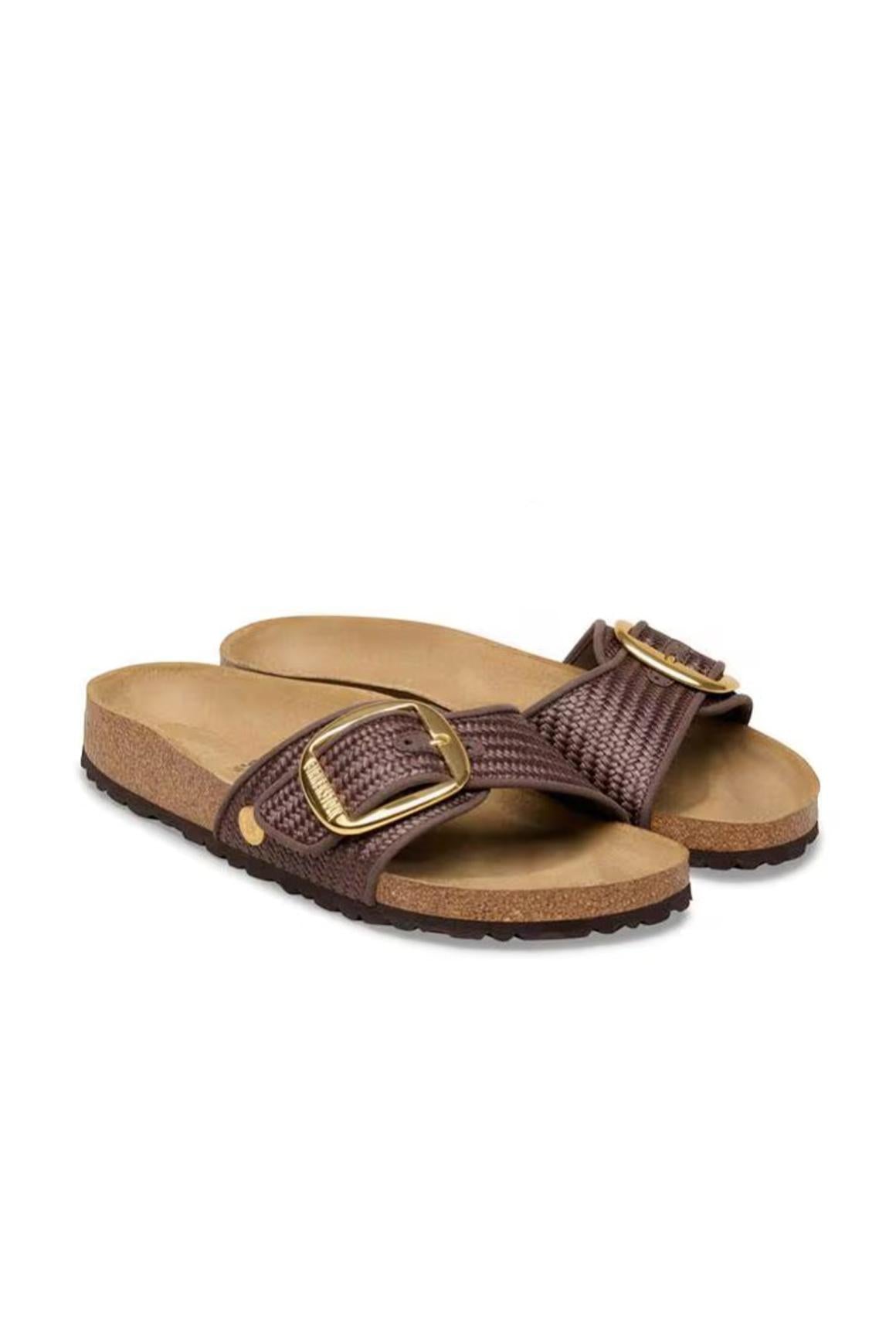  Birkenstock Madrid Eva Big Buckle Raffia Carafe Woman - 2