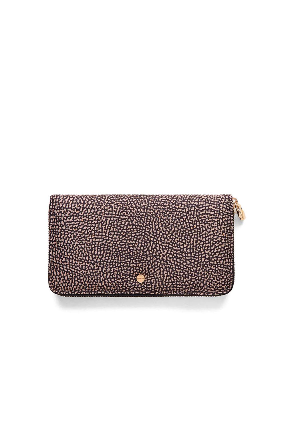  Borbonese Portafogli Zip Around Large Op Natural Woman - 1