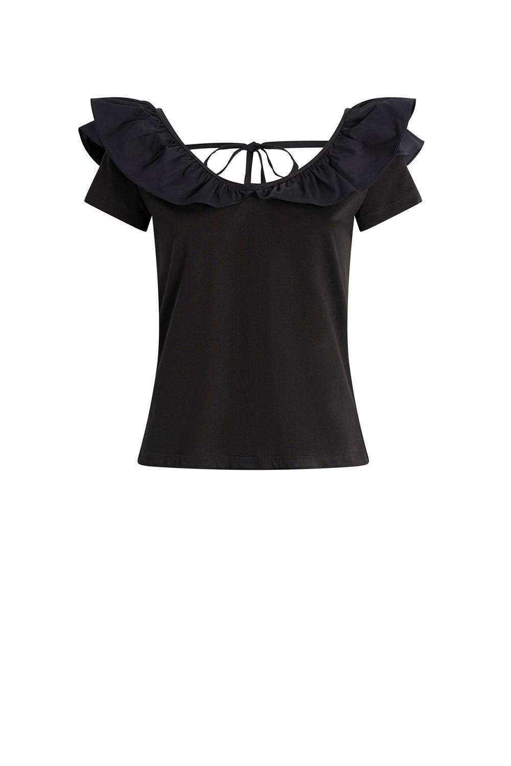  Liu Jo T-shirt Rouches Nero Woman - 1