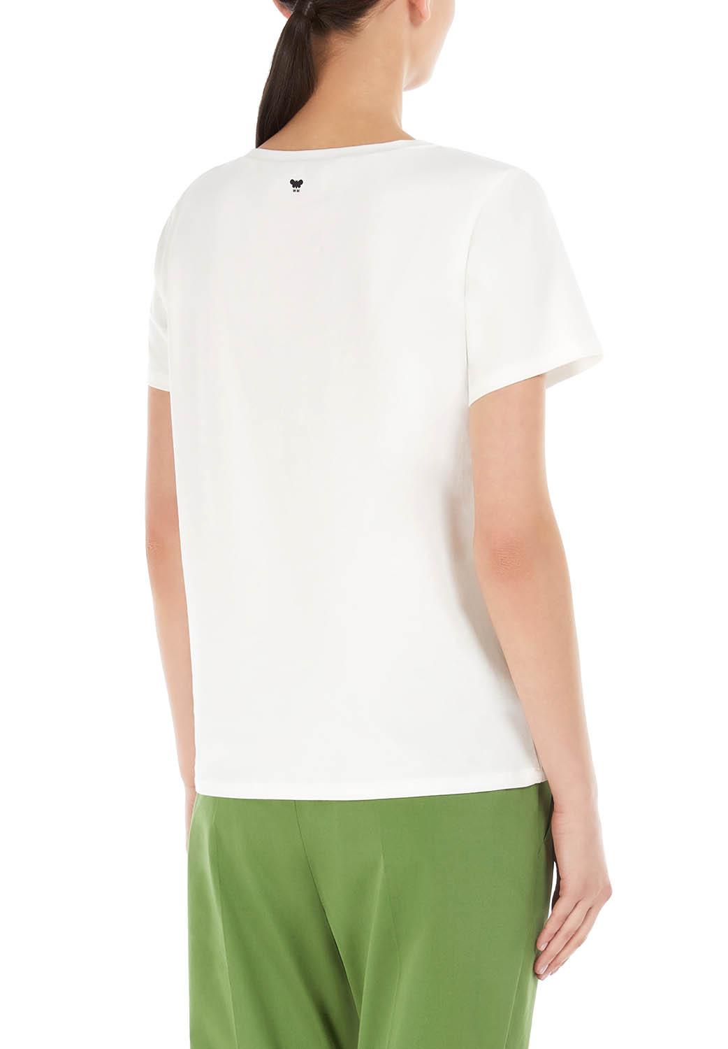  Max Mara T-shirt Multif White Woman - 4