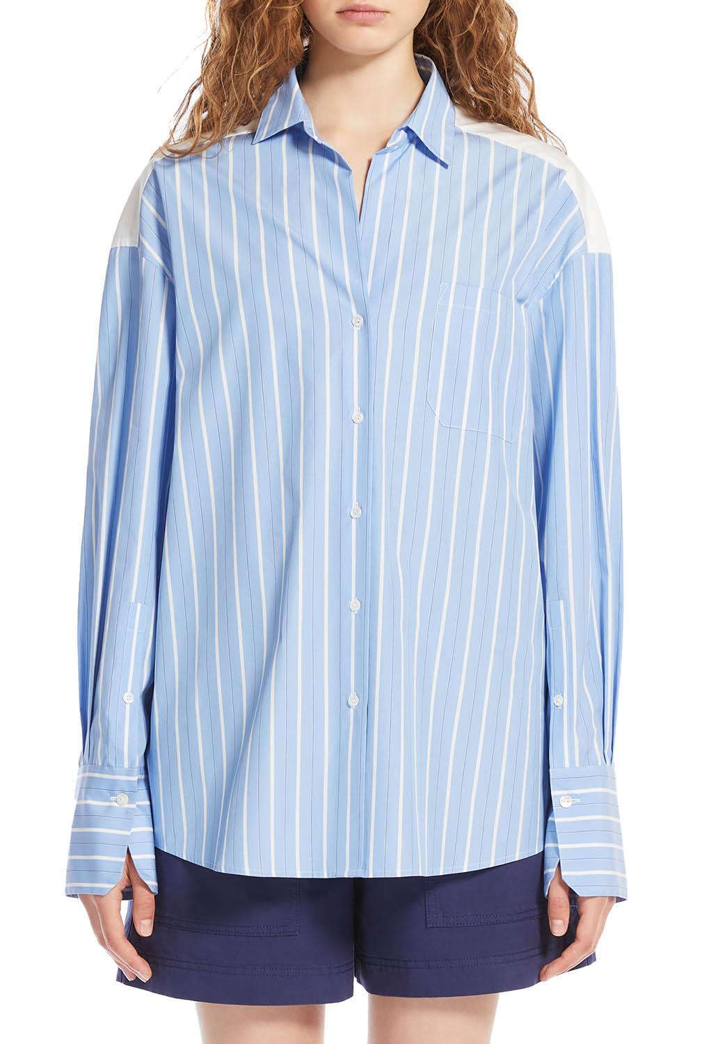  Max Mara Camicia Nadar Light Blue Woman - 2