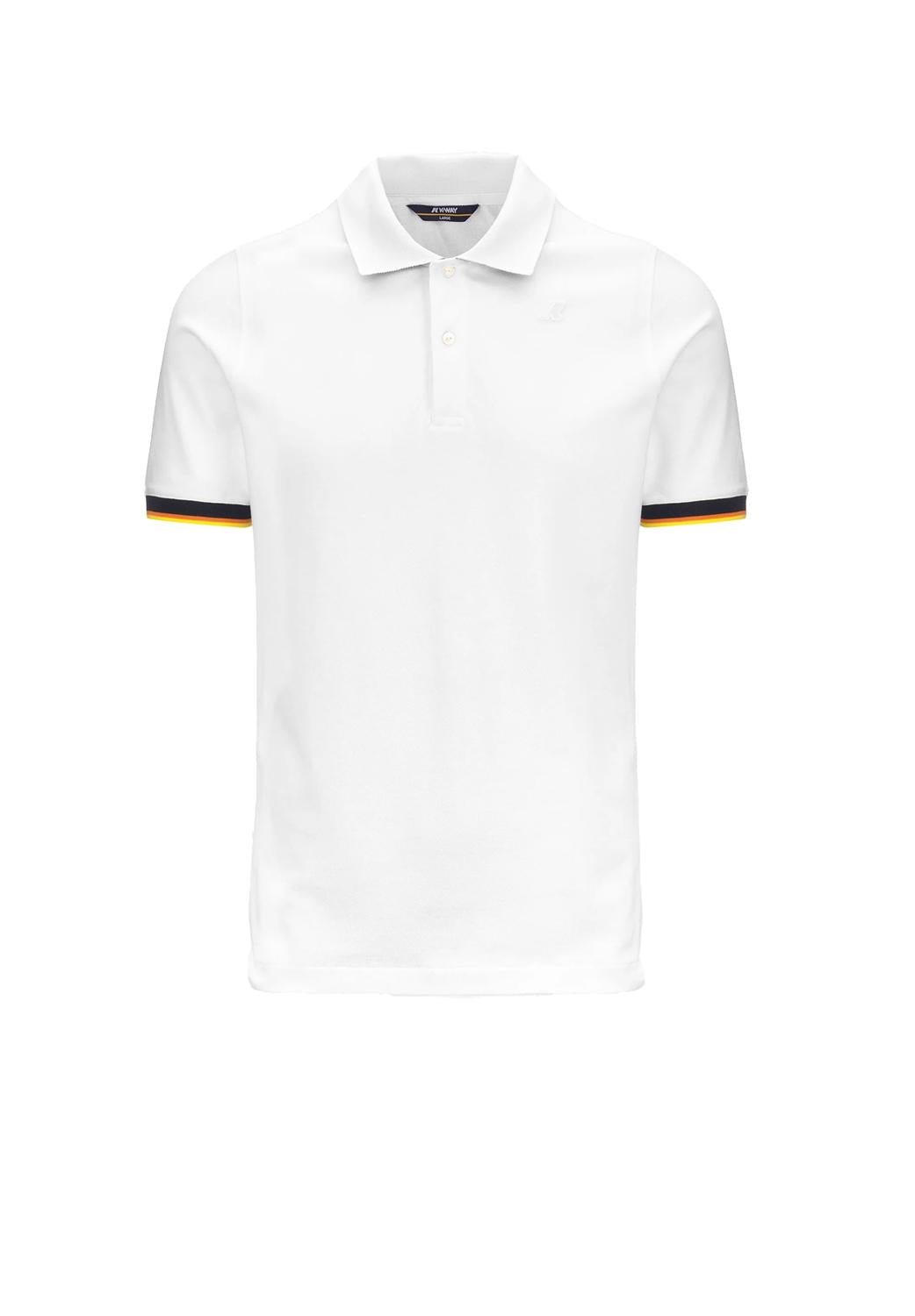  K-way Polo Vincent White Uomo - 1