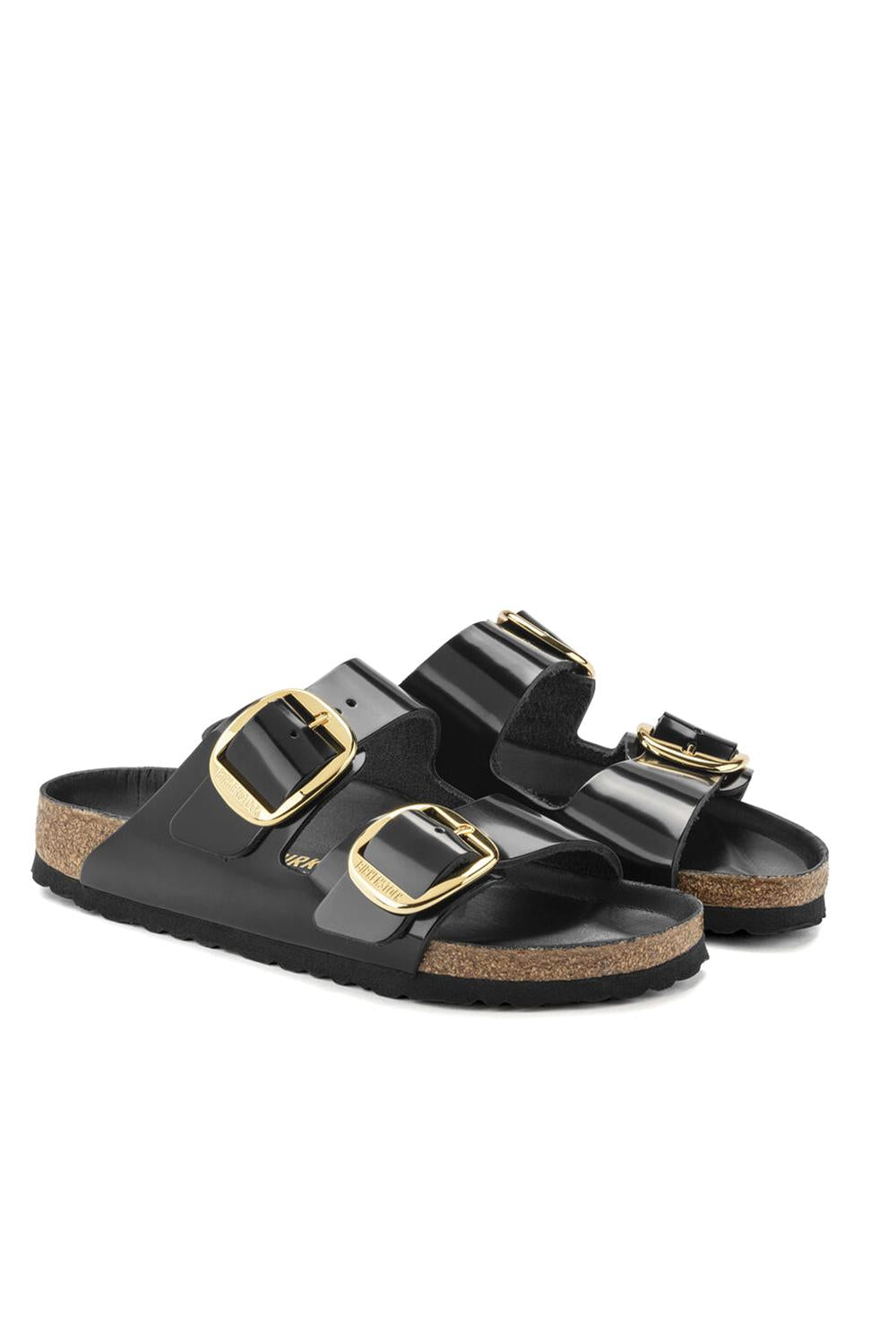 Birkenstock Arizona Big Buckle Shine Black Woman - 2