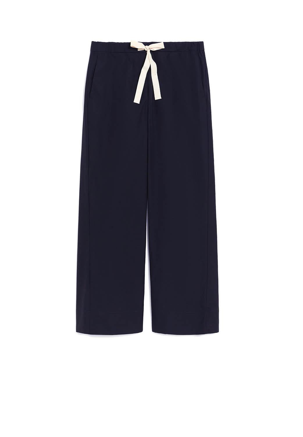  Max Mara Pantaloni Argento Blu Woman - 1