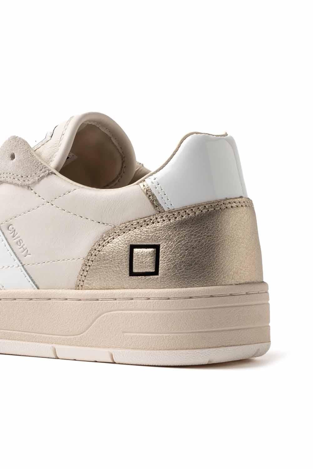  Date D.a.t.e. Sneakers Court Shiny White Platinum Woman - 4