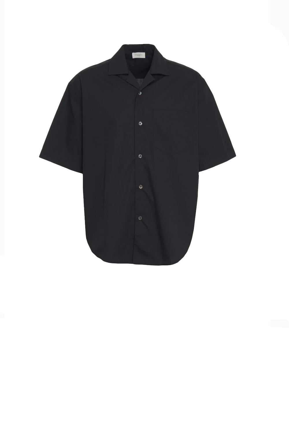  Paolo Pecora Camicia Boxy Fit Black Uomo - 1