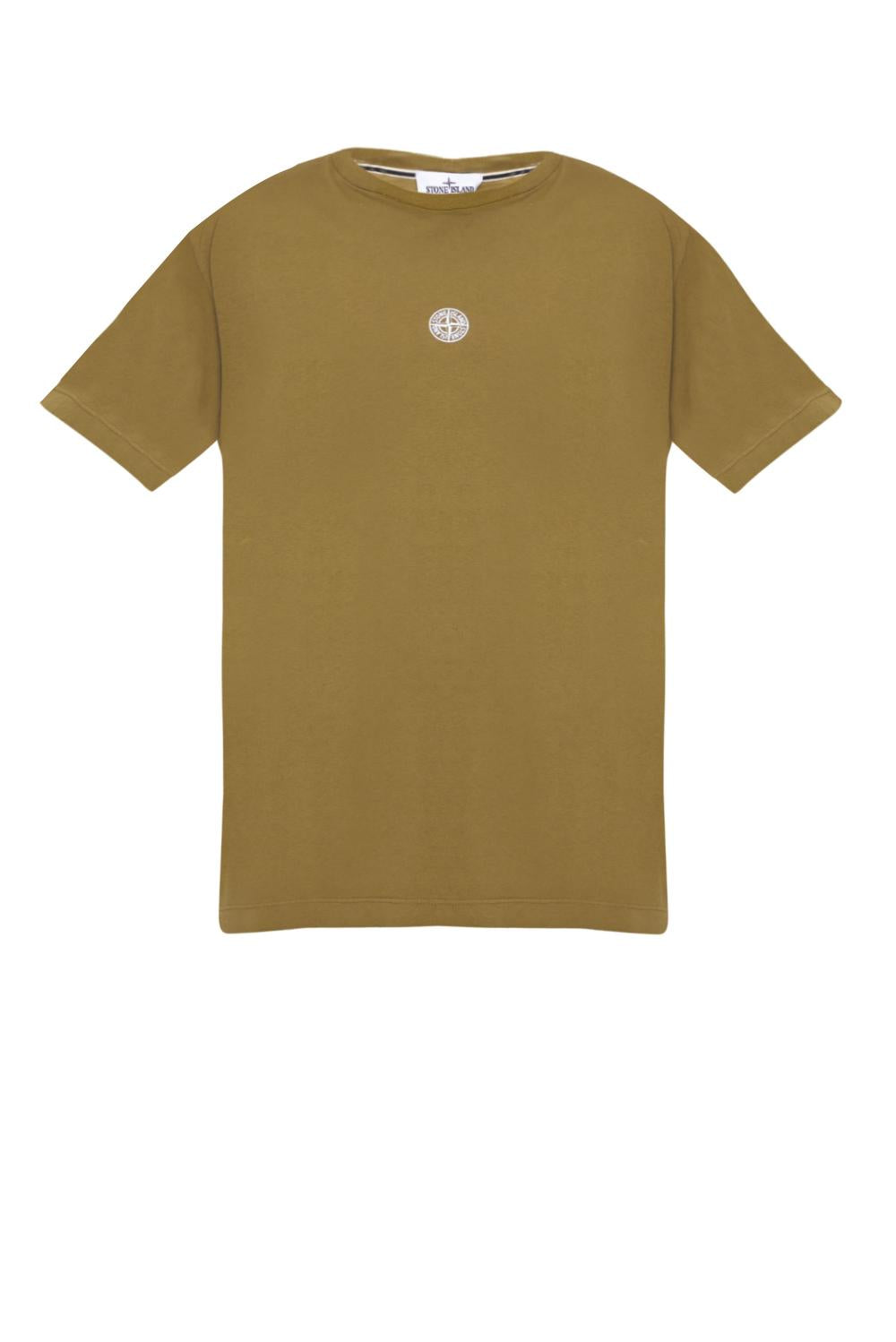  Stone Island T-shirt Lettering One Print Militare Uomo - 1