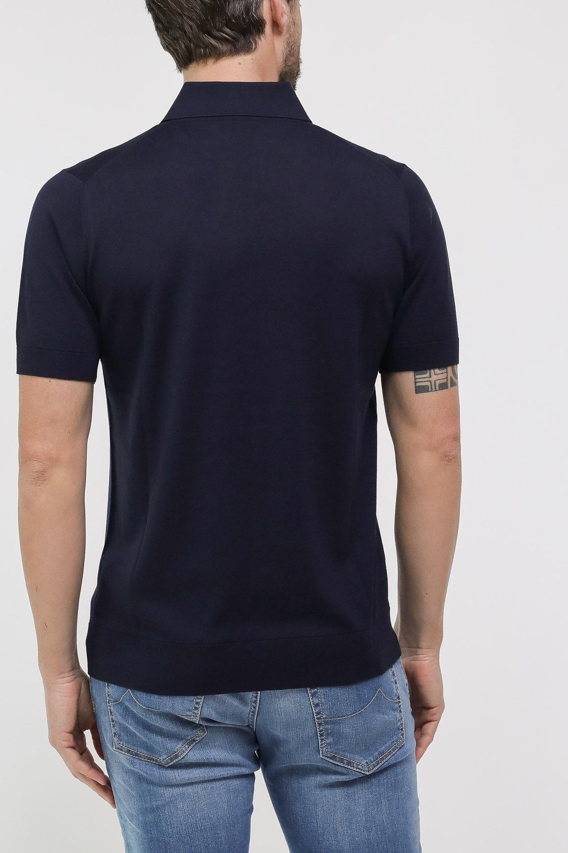  Paolo Pecora Polo Blu Uomo - 4