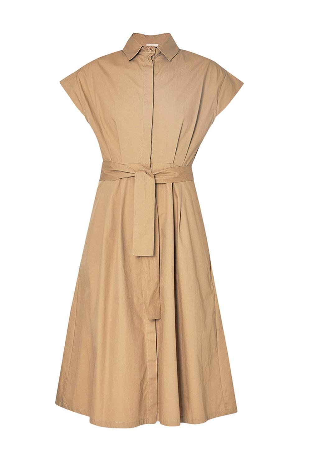  Liu Jo Shirt Dress Camel Woman - 1
