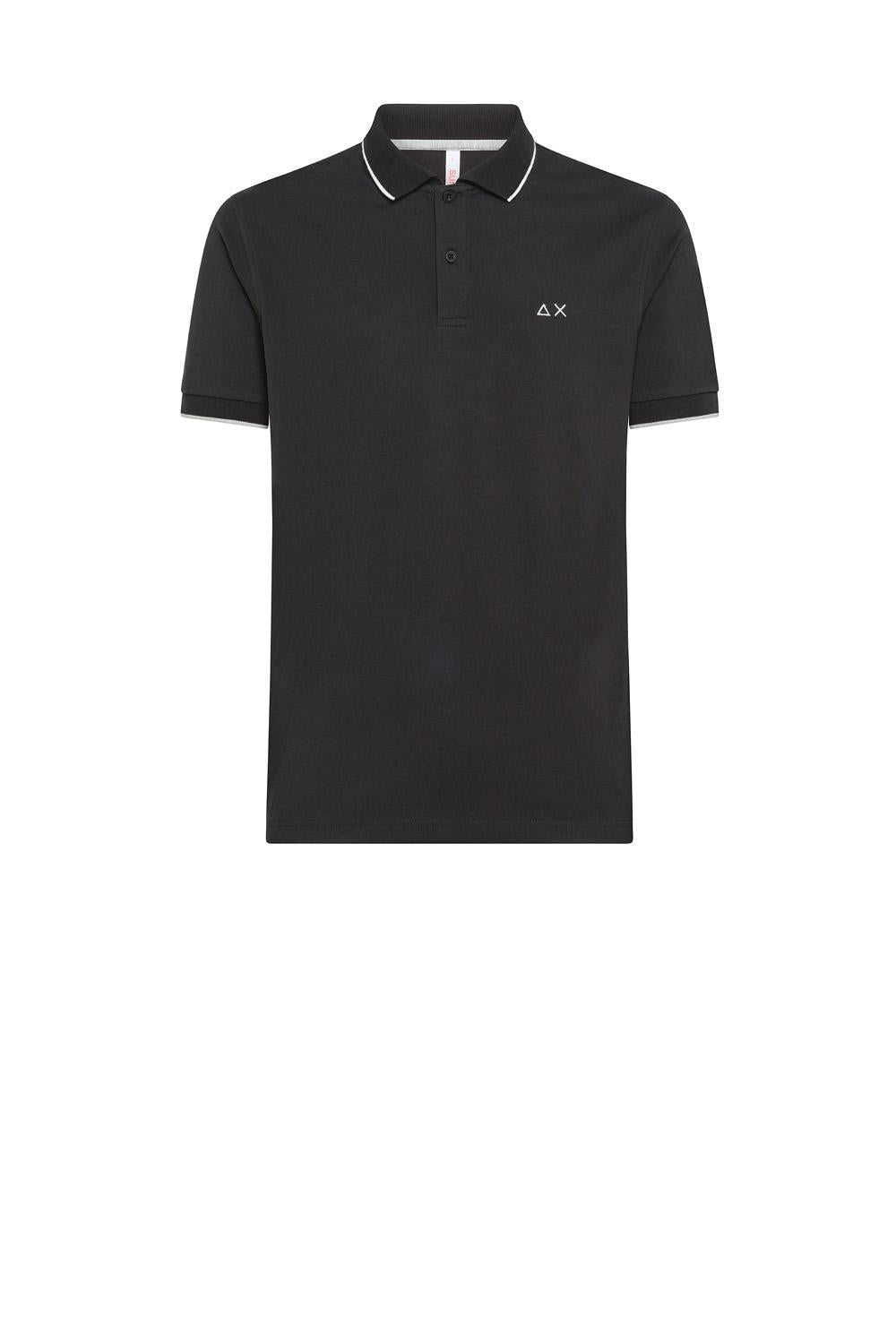  Sun 68 Polo Pique' Nero Uomo - 1