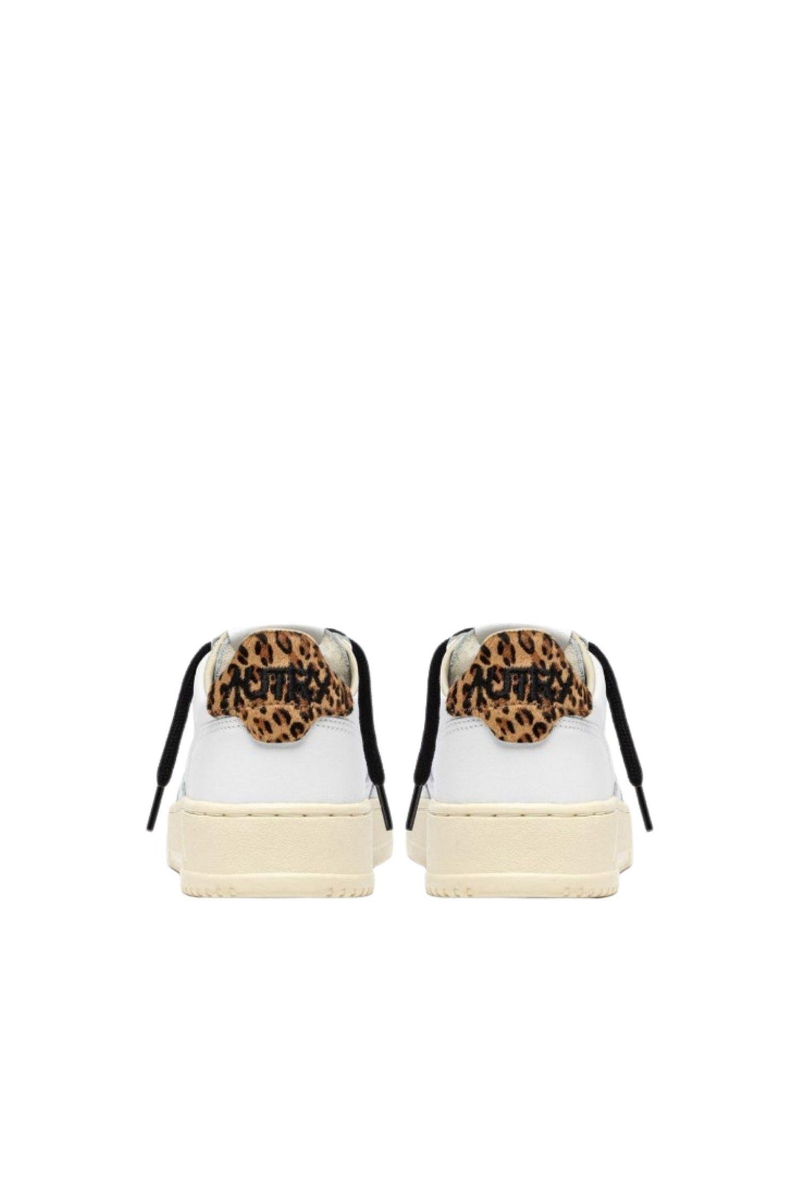  Autry Sneakers Medalist Low In Pelle Bianca E Leopard Woman - 3