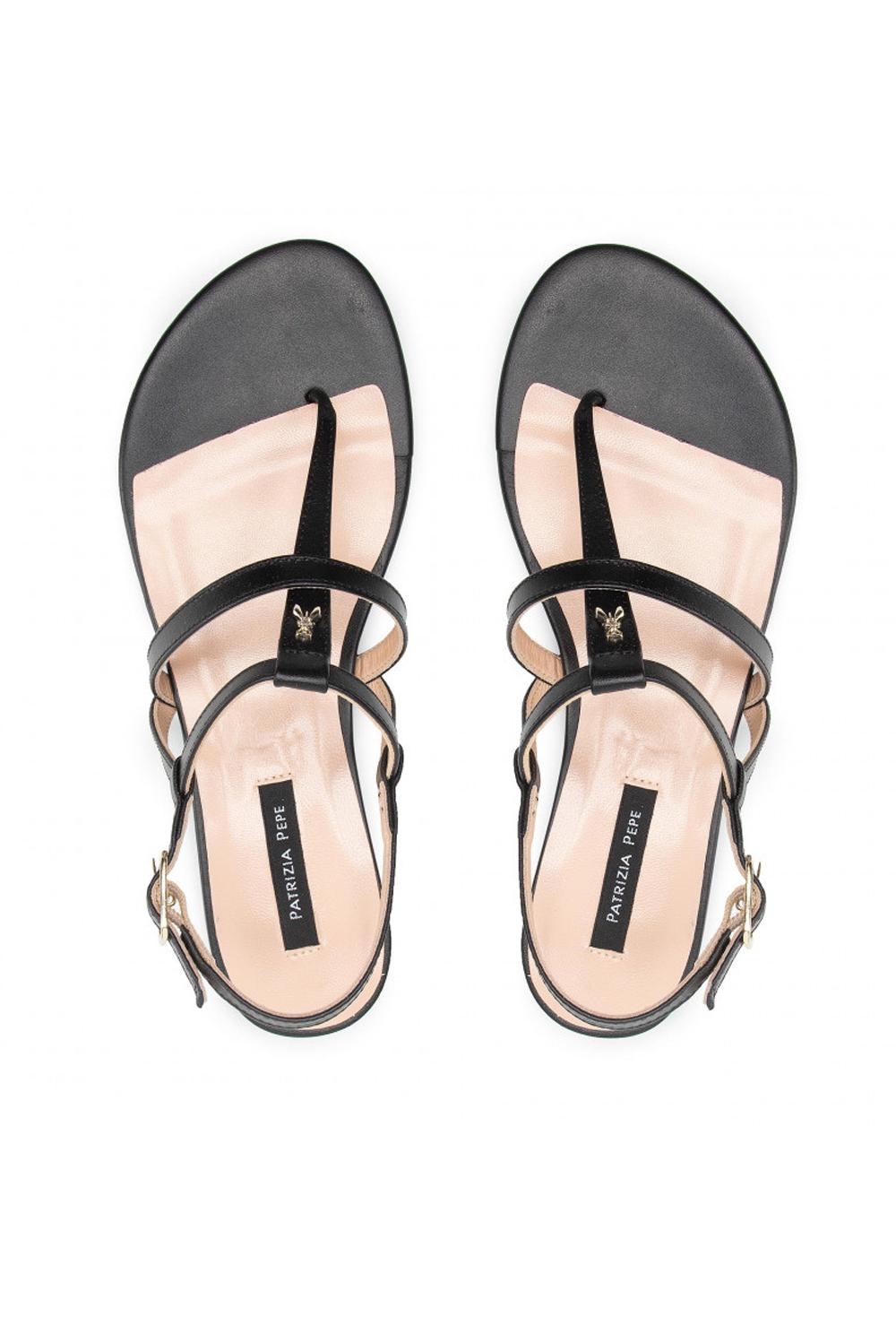  Patrizia Pepe Flat Sandal Nero Woman - 5