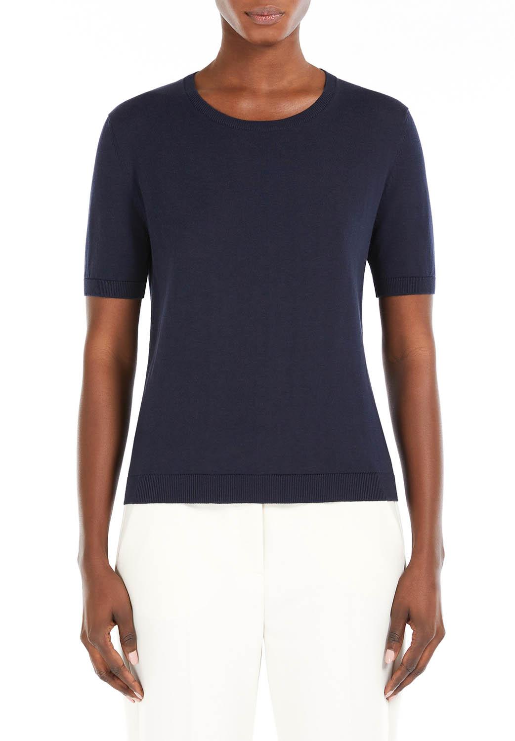  Max Mara T-shirt Zibetto Blu Woman - 5