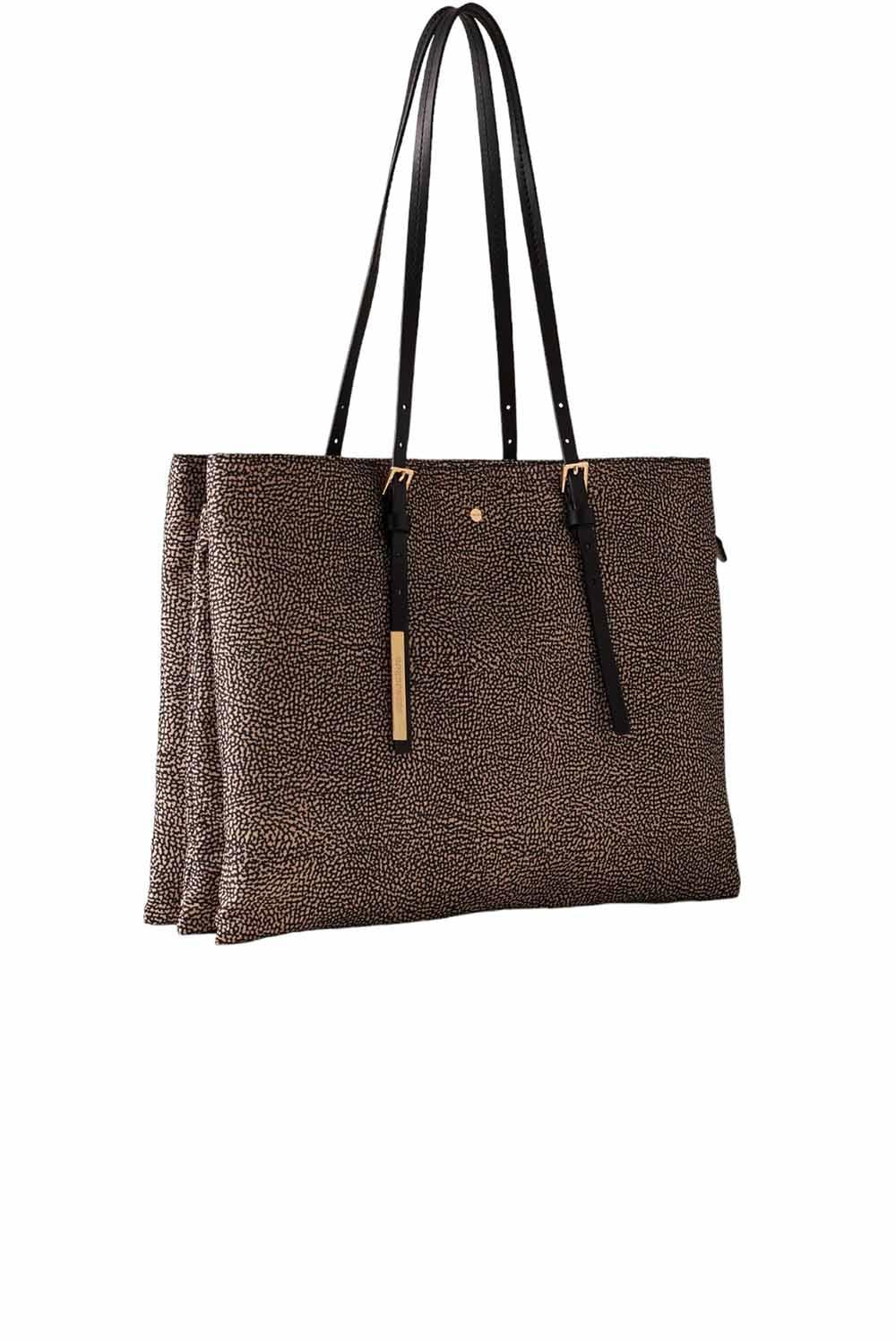  Borbonese Shopper Hobo Large Op Natural Woman - 2