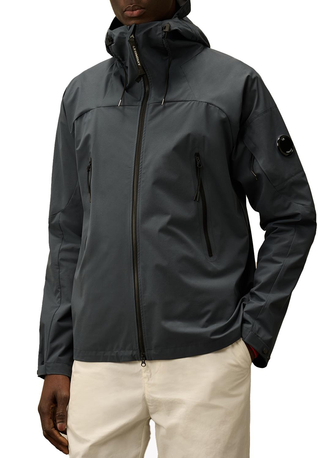  Cp Company Cp Comapny Pro-tek Hooded Jacket India Ink Uomo - 2