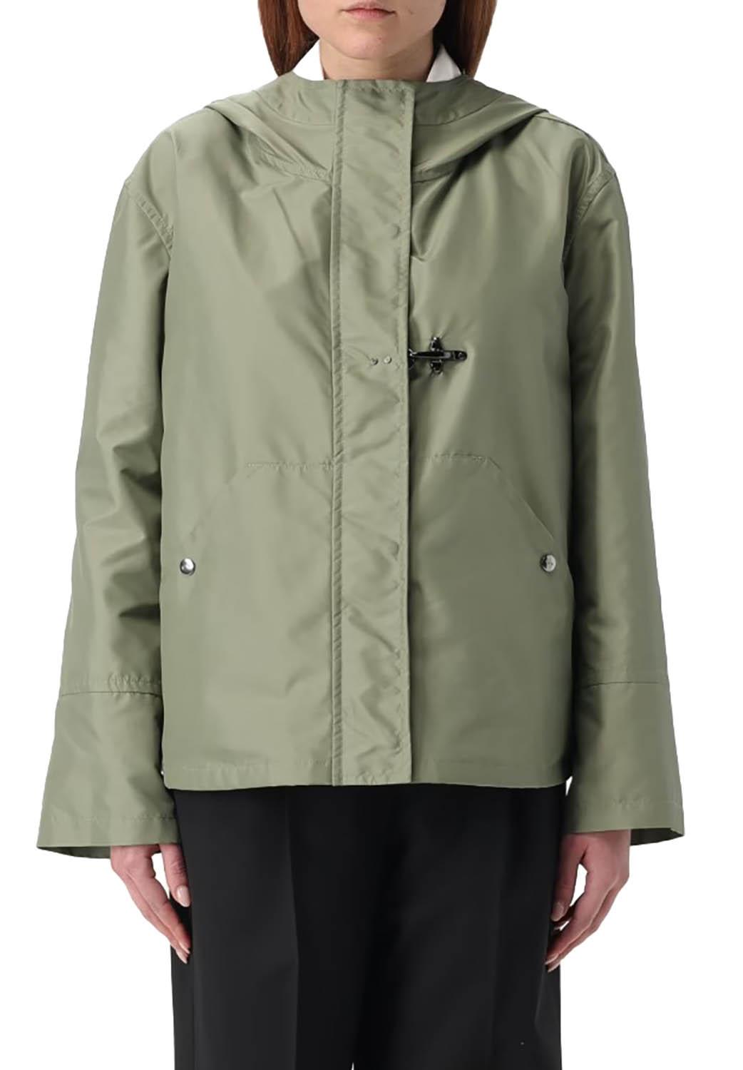  Fay Parka Corto Verde Woman - 2