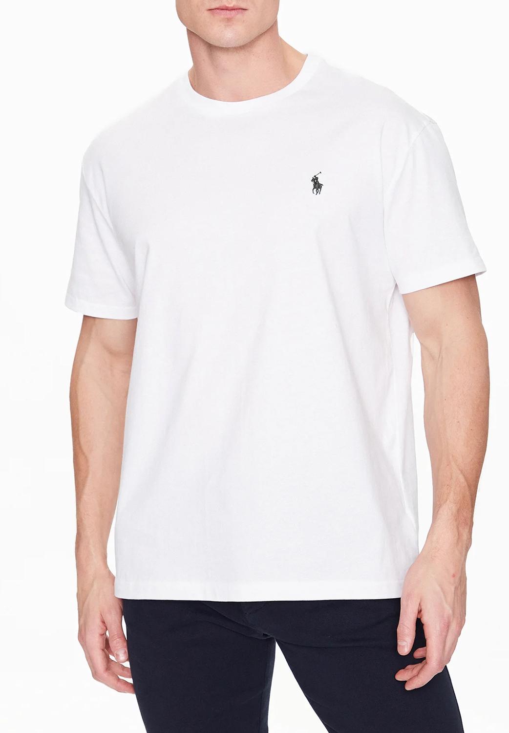  Ralph Lauren T-shirt Logo White Uomo - 2