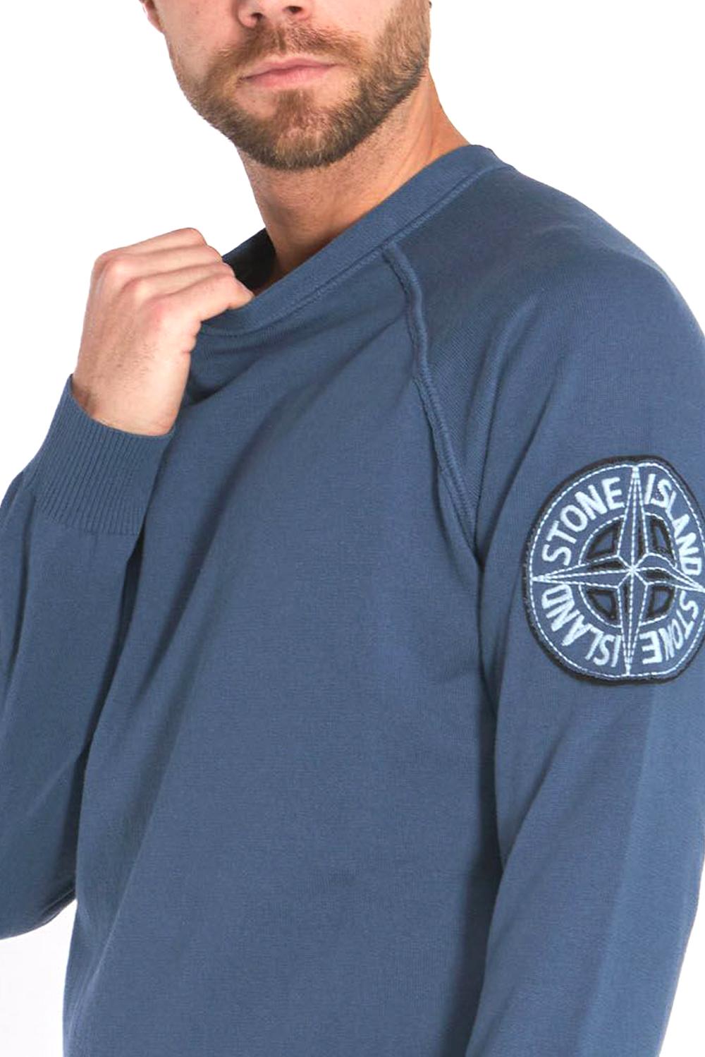  Stone Island Crewneck Inchiostro Uomo - 4