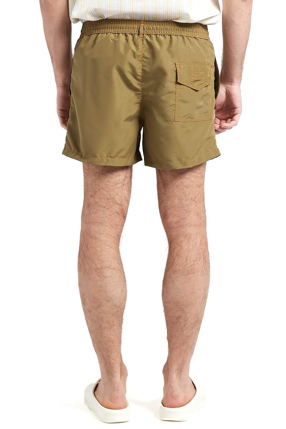  Paul Smith Pantaloncini Beachwear Khaki Uomo - 4