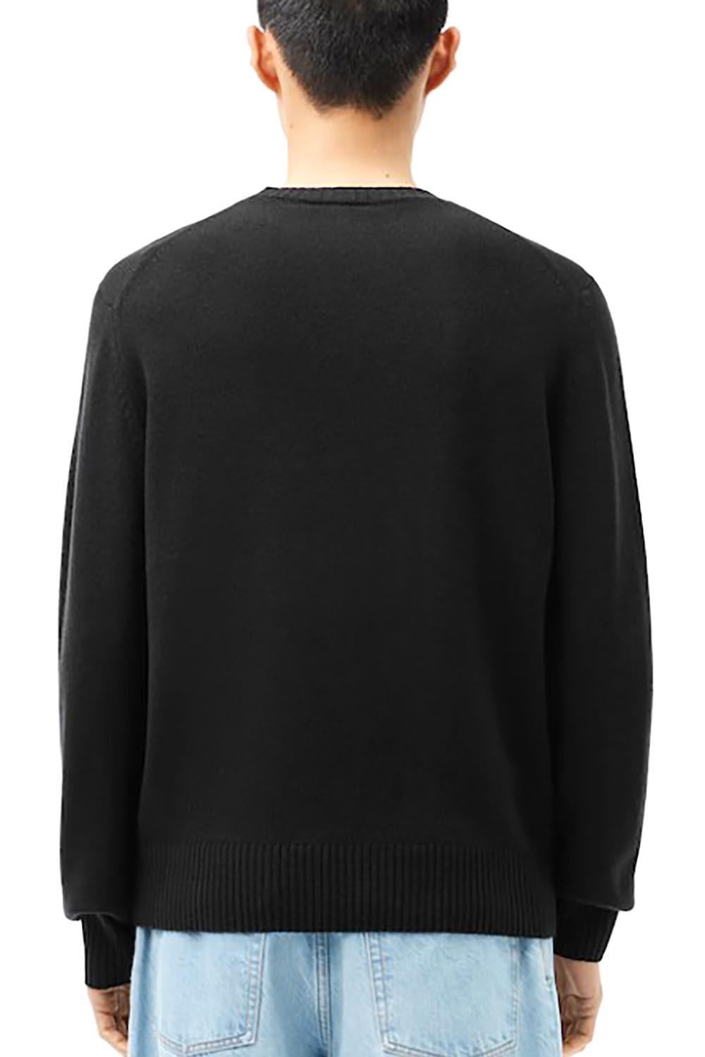  Lacoste Girocollo In Lana Uomo - 3