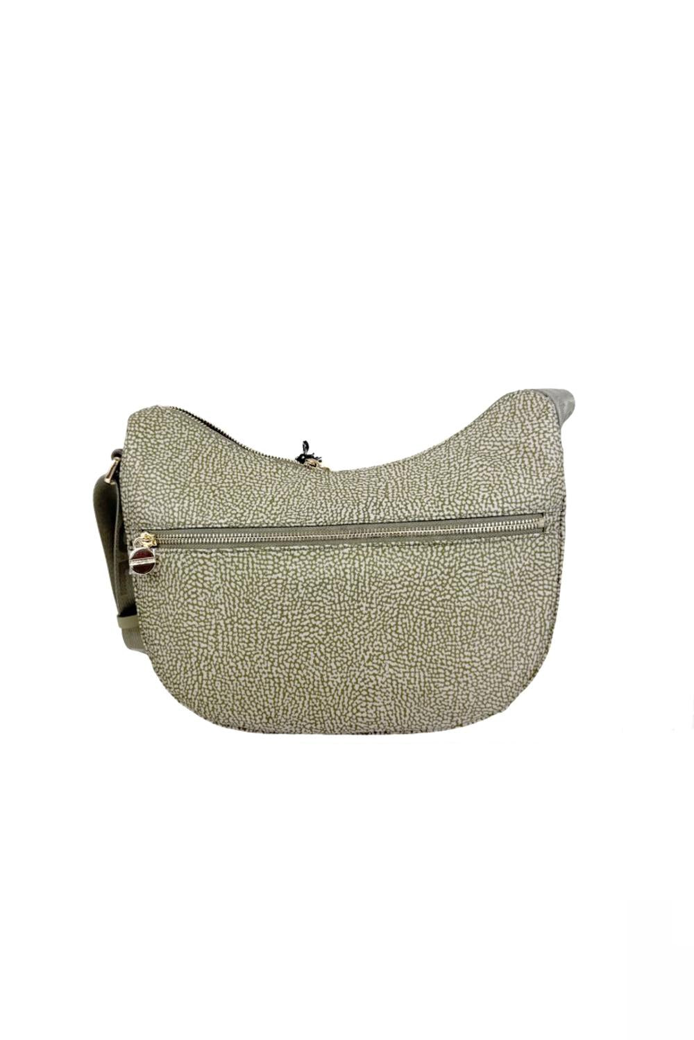  Borbonese Eco Line Luna Bag Small Olive Woman - 1