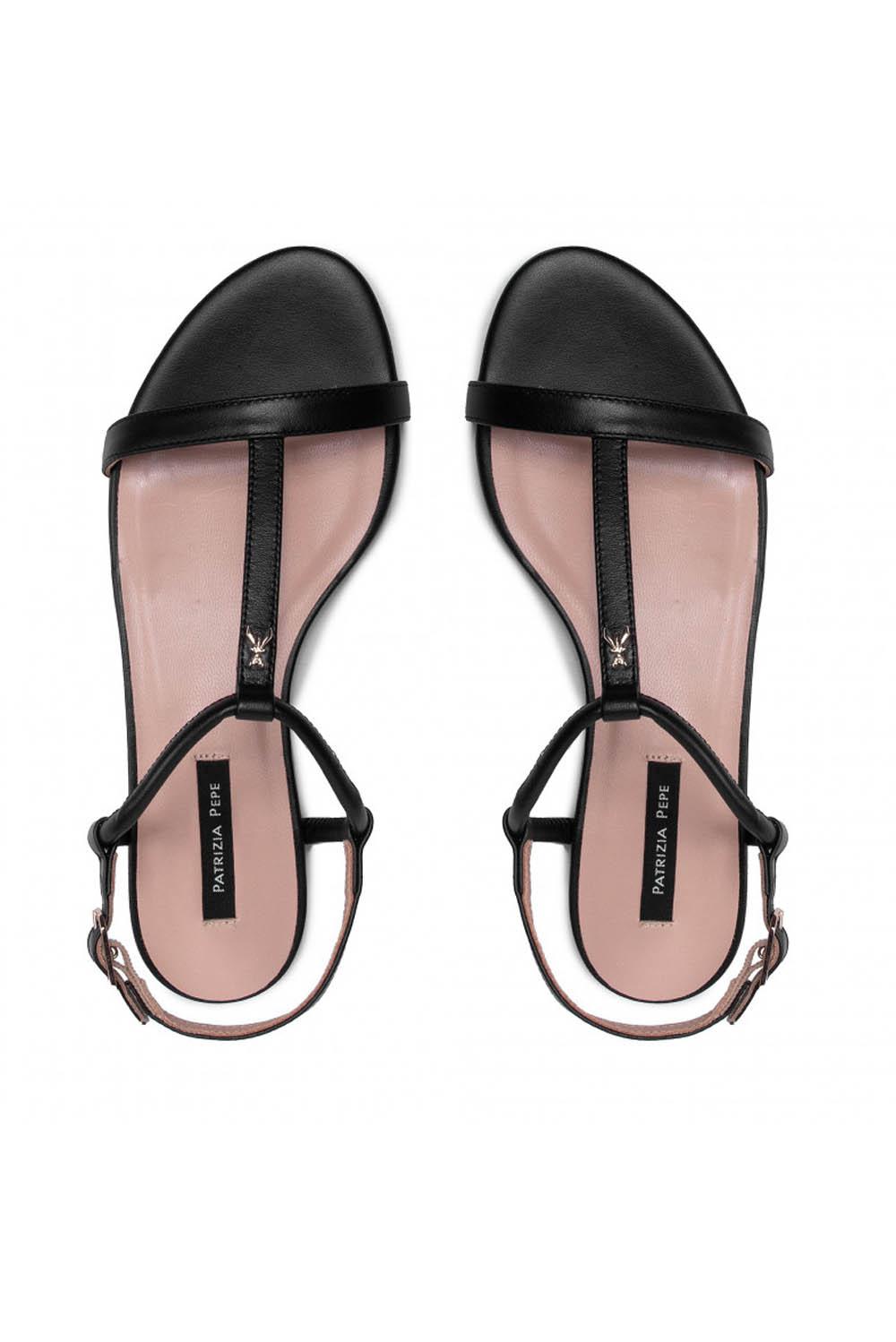  Patrizia Pepe Sandalo Flat Nero Woman - 4