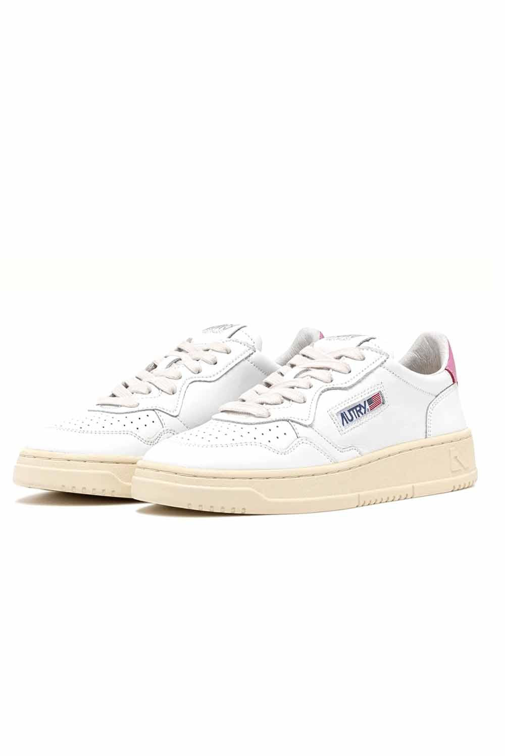  Autry Sneakers Medalist Low Wht-mauve Woman - 2