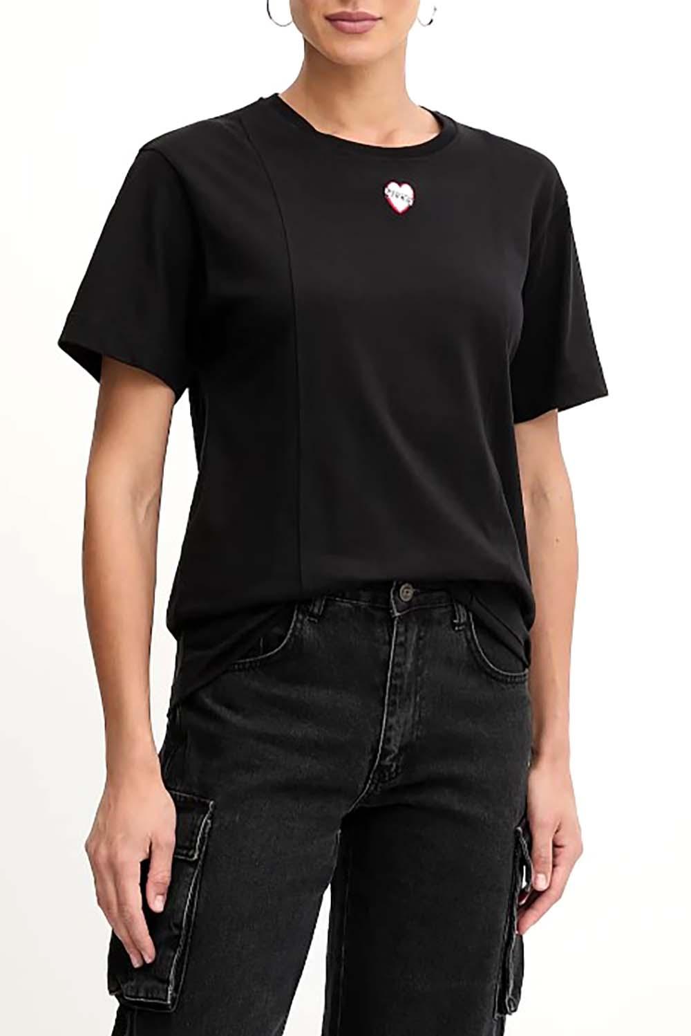  Pinko T-shirt Tortino Nero Woman - 2