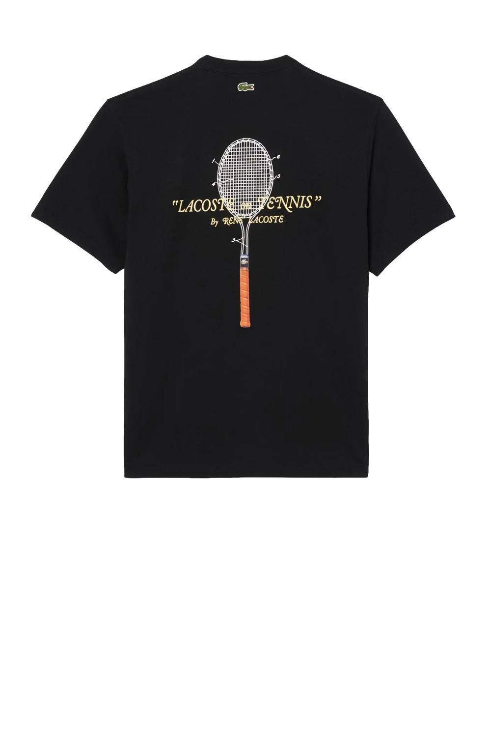  Lacoste T-shirt Cotone Ricamata Uomo - 2