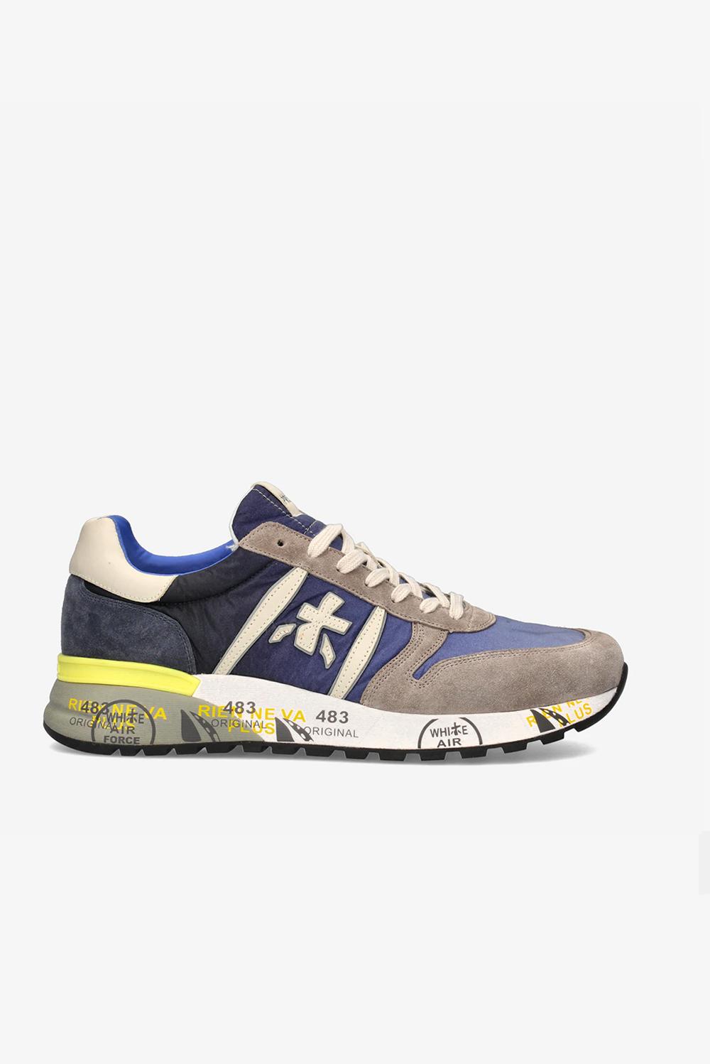 Premiata Sneakers Lander Blu Uomo