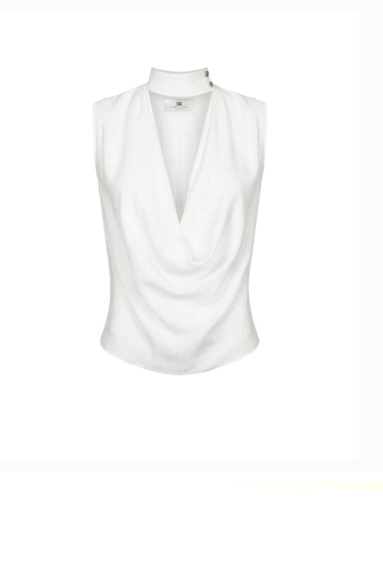 Elisabetta Franchi Top Georgette