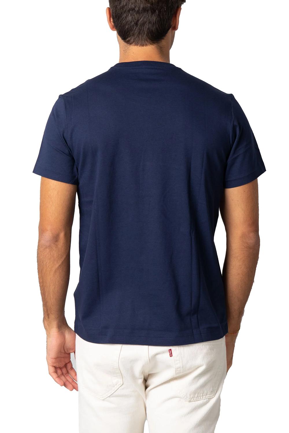  Ralph Lauren T-shirt Logo Navy Uomo - 4